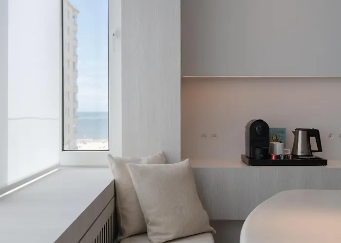 Lejlighed Designappartement Met Zijdelings Zicht Op Zee